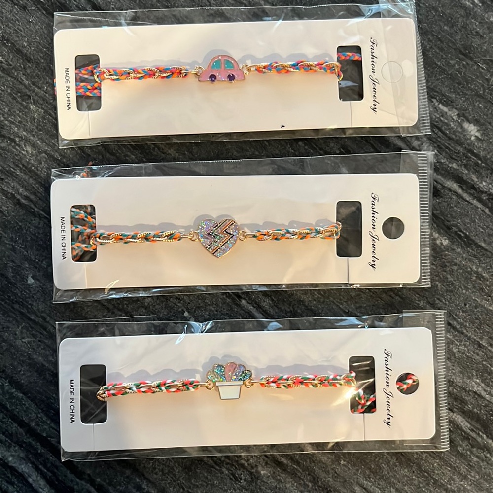 New set of three bracelets